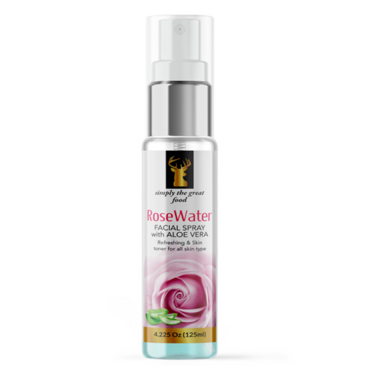Rose Water Spray with Aloe Vera رذاذ ماء الورد بالصبار
