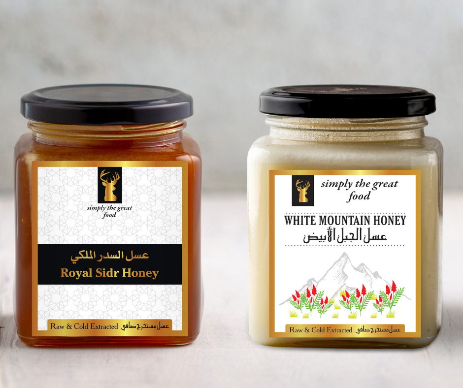 Royal Sidr Honey & White Mountain Honey